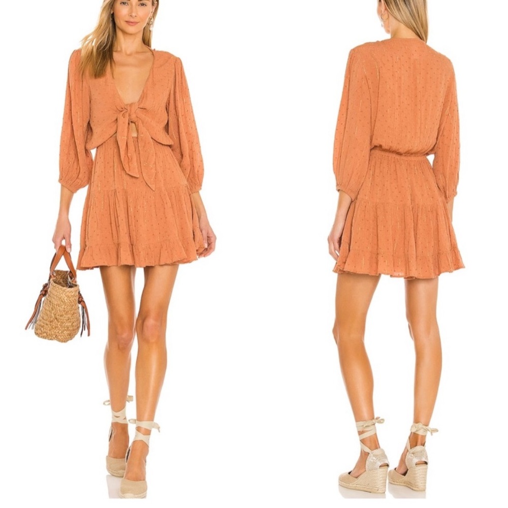 L*Space Stay Golden Mini Dress